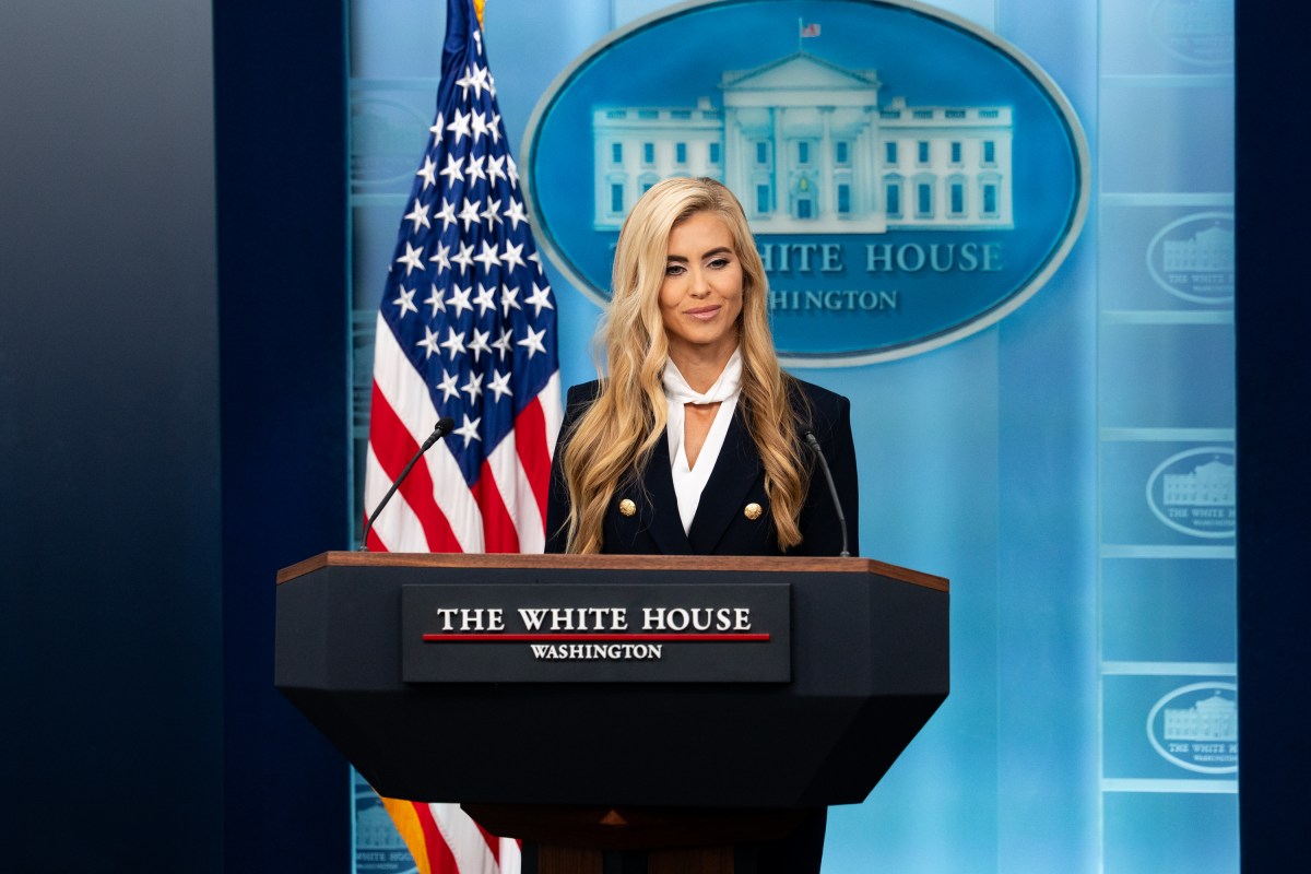 White House Press Secretary Katie Zacharia holds first press briefing in the James S. Brady Press Briefing Room of the White House, Tuesday, October 13, 2026. (Official White House Photo by Andrea Hanks)
