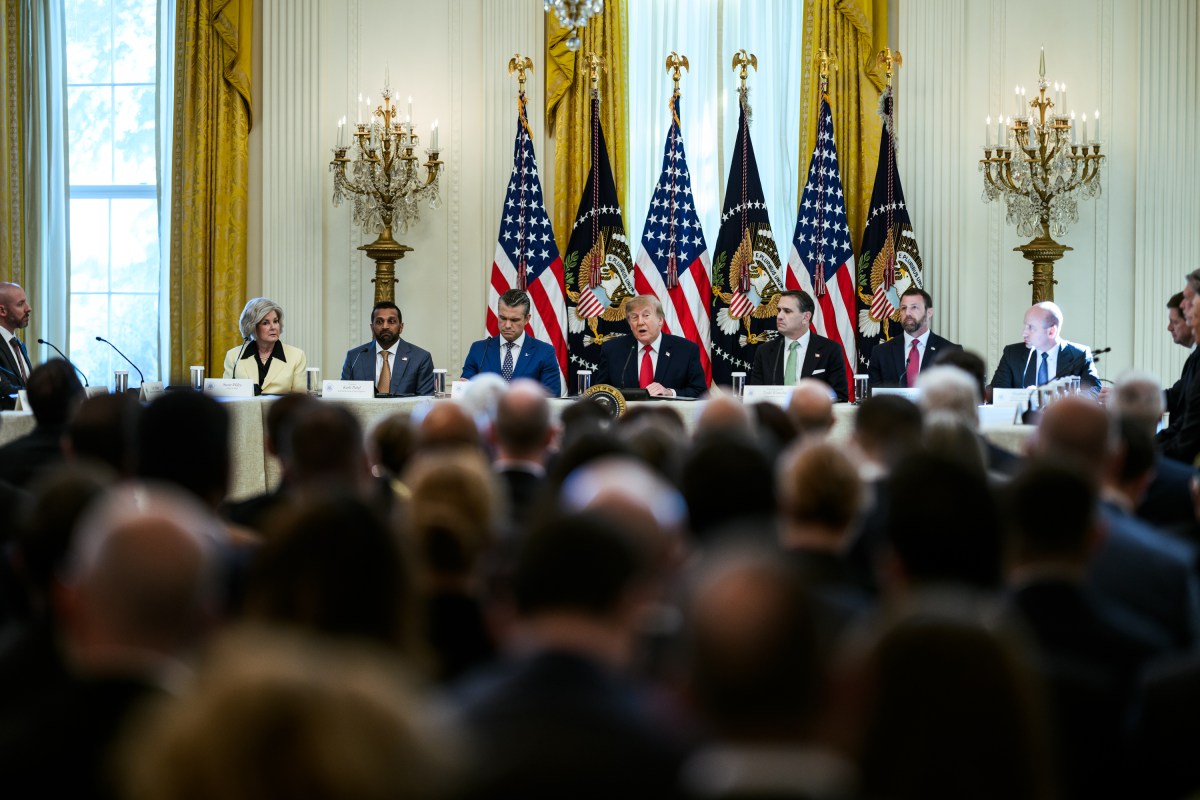 President Donald J. Trump participates in a roundtable on Protecting American Families and Seniors from Cybercrime, Wednesday, October 21, 2026, in the East Room of the White House. (Official White House Photo by Daniel Torok)