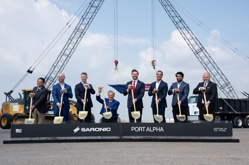 Vice President JD Vance participates in Saronic Groundbreaking Ceremony at Saronic Technologies Port Alpha, Wednesday, September 30, 2026 in Brownsville, Texas. (Official White House Photo by Emily J. Higgins)