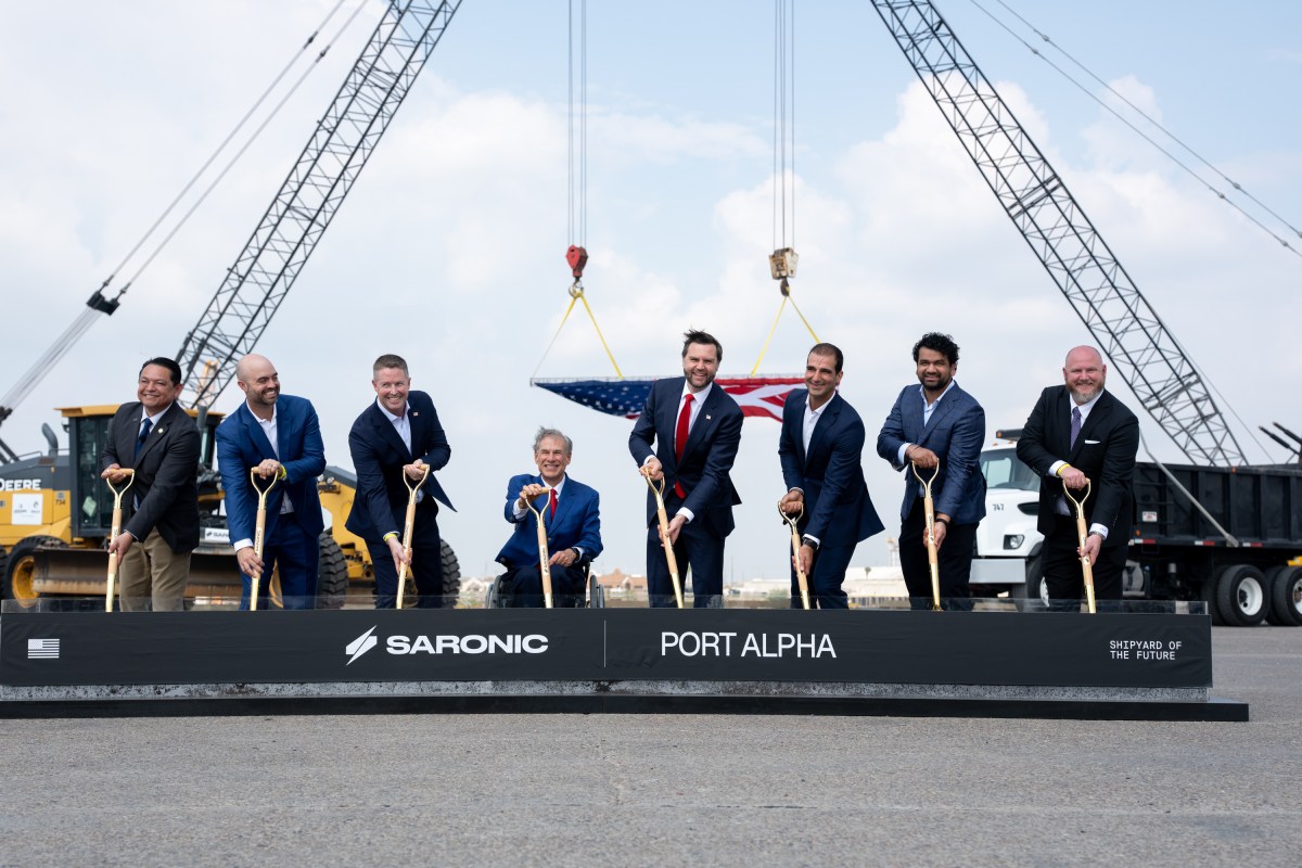 Vice President JD Vance participates in Saronic Groundbreaking Ceremony at Saronic Technologies Port Alpha, Wednesday, September 30, 2026 in Brownsville, Texas. (Official White House Photo by Emily J. Higgins)