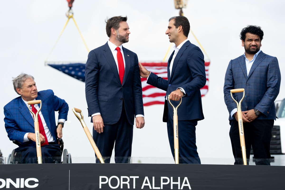 Vice President JD Vance participates in Saronic Groundbreaking Ceremony at Saronic Technologies Port Alpha, Wednesday, September 30, 2026 in Brownsville, Texas. (Official White House Photo by Emily J. Higgins)