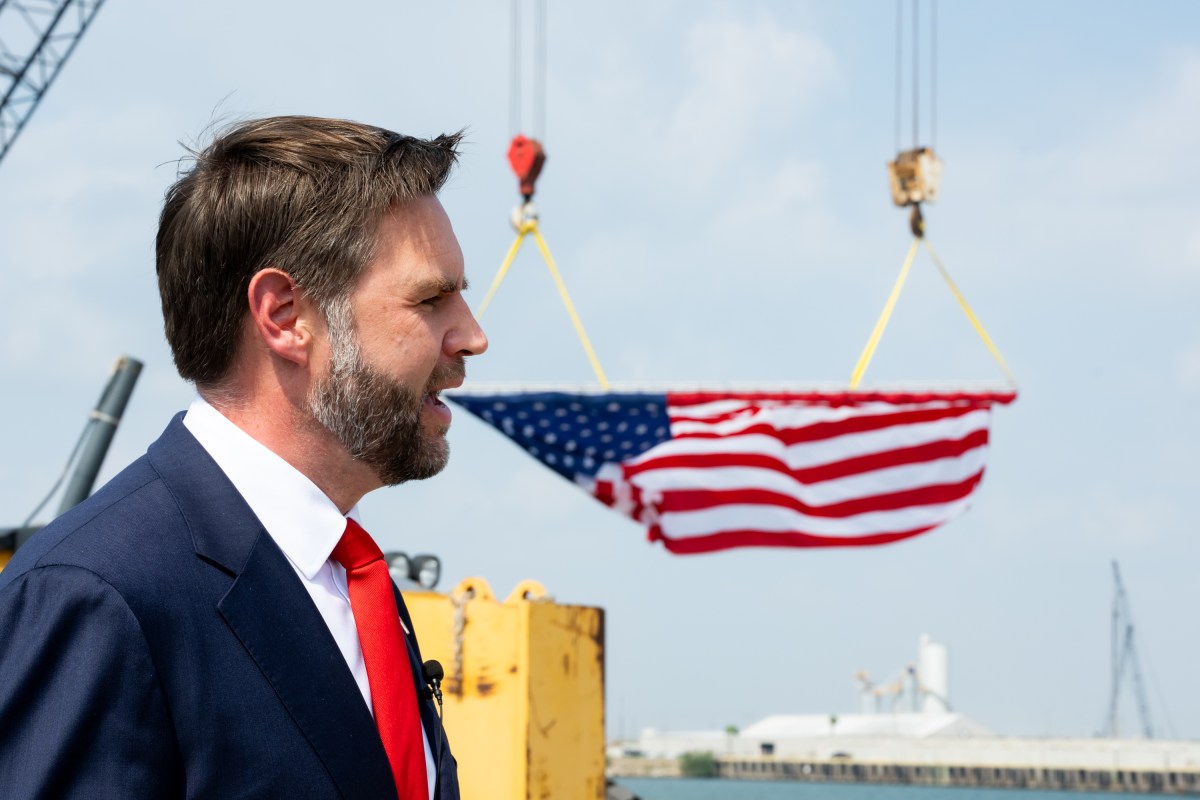 Vice President JD Vance participates in an interview with Brooke Taylor at Saronic Technologies Port Alpha, Wednesday, September 30, 2026 in Brownsville, Texas.(Official White House Photo by Emily J. Higgins)