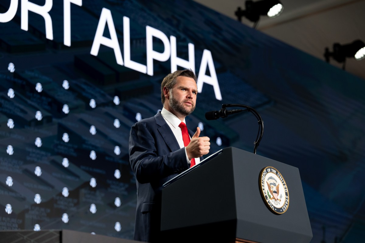 Vice President JD Vance delivers remarks at Saronic Technologies Port Alpha, Wednesday, September 30, 2026 in Brownsville, Texas.(Official White House Photo by Emily J. Higgins)