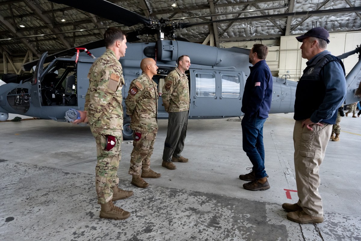 Vice President JD Vance attends a U.S. military capabilities showcase at Elmendorf Air Force Base in Anchorage, Alaska for a military engagement, Tuesday, October 6, 2026. (Official White House Photo by Emily J. Higgins)