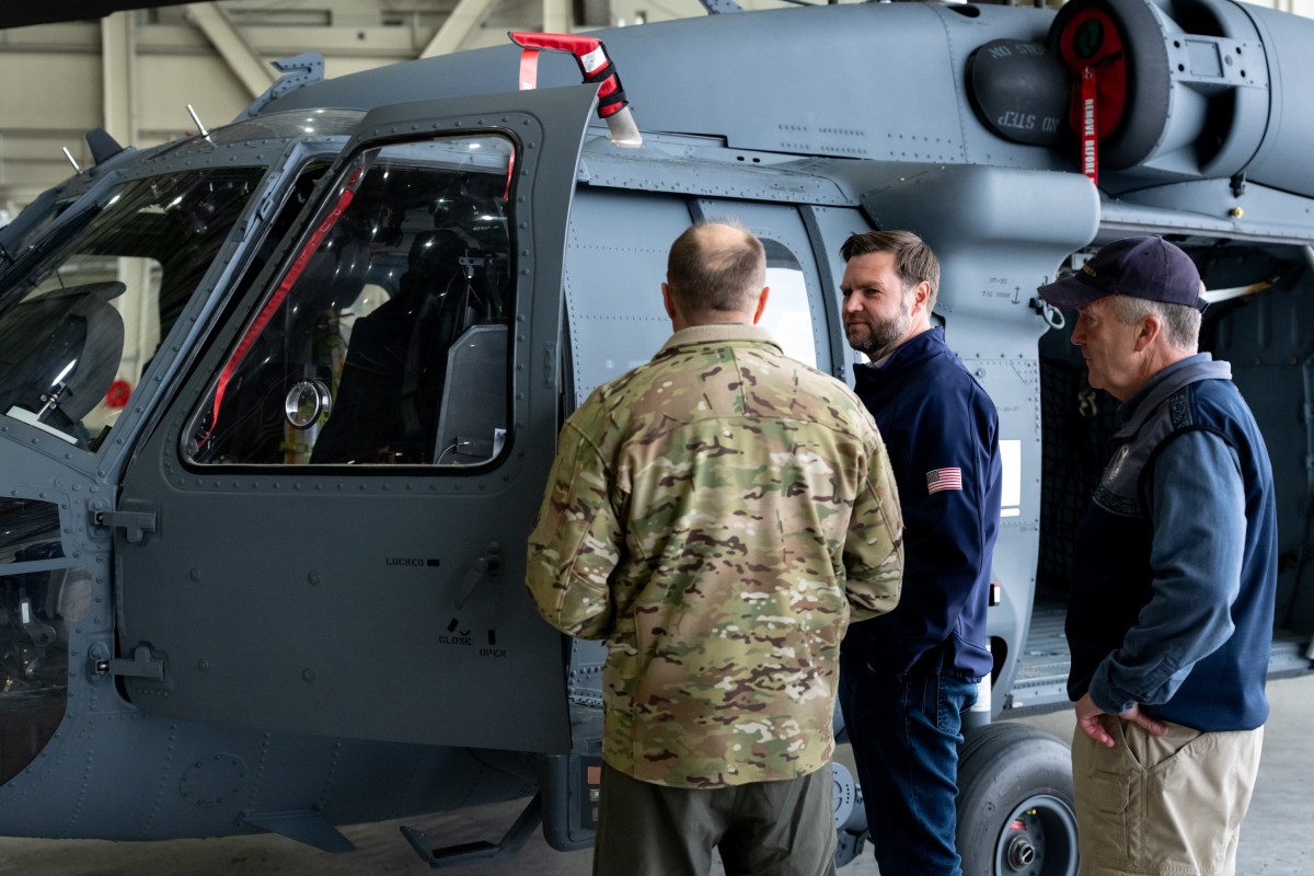 Vice President JD Vance attends a U.S. military capabilities showcase at Elmendorf Air Force Base in Anchorage, Alaska for a military engagement, Tuesday, October 6, 2026. (Official White House Photo by Emily J. Higgins)