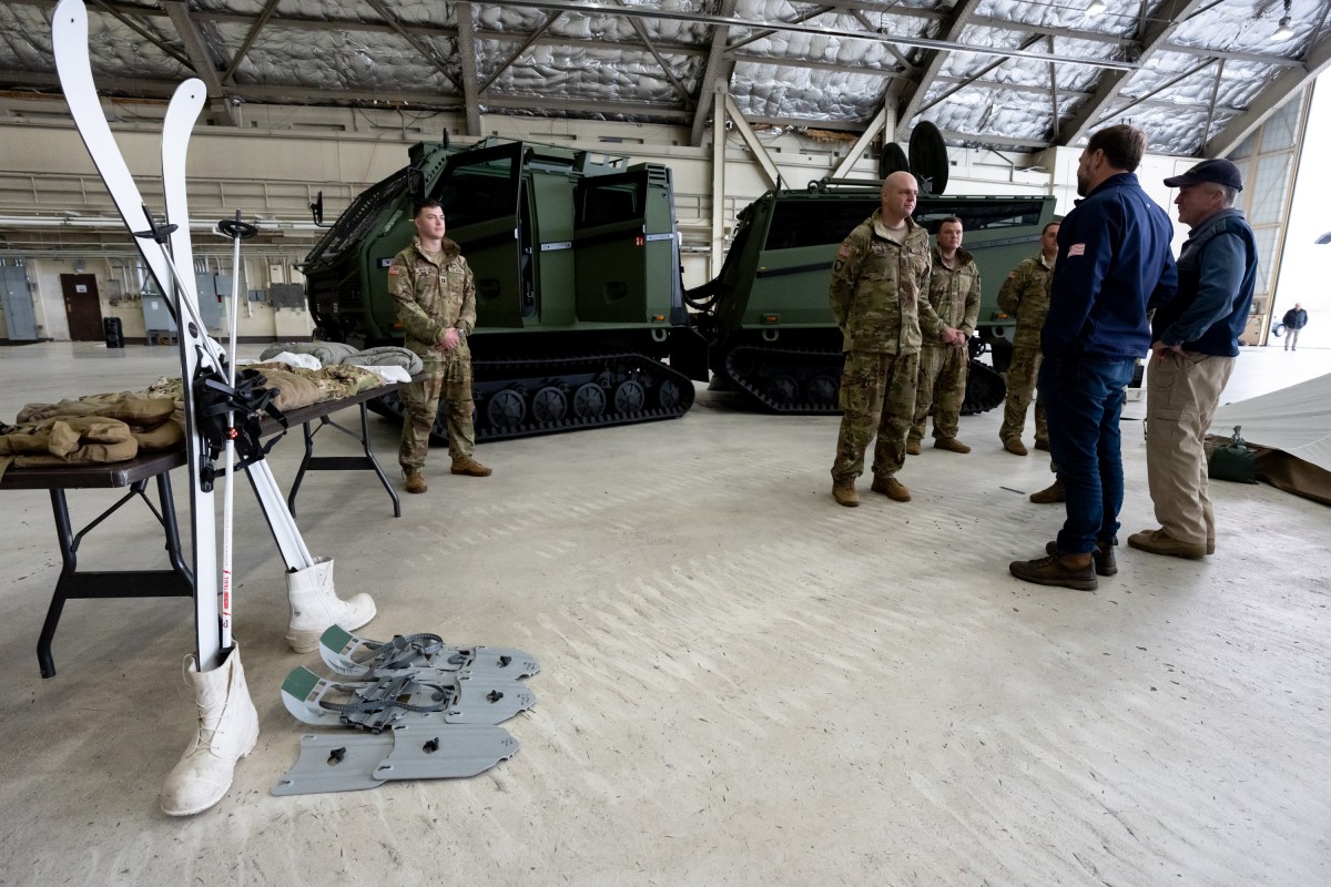 Vice President JD Vance attends a U.S. military capabilities showcase at Elmendorf Air Force Base in Anchorage, Alaska for a military engagement, Tuesday, October 6, 2026. (Official White House Photo by Emily J. Higgins)