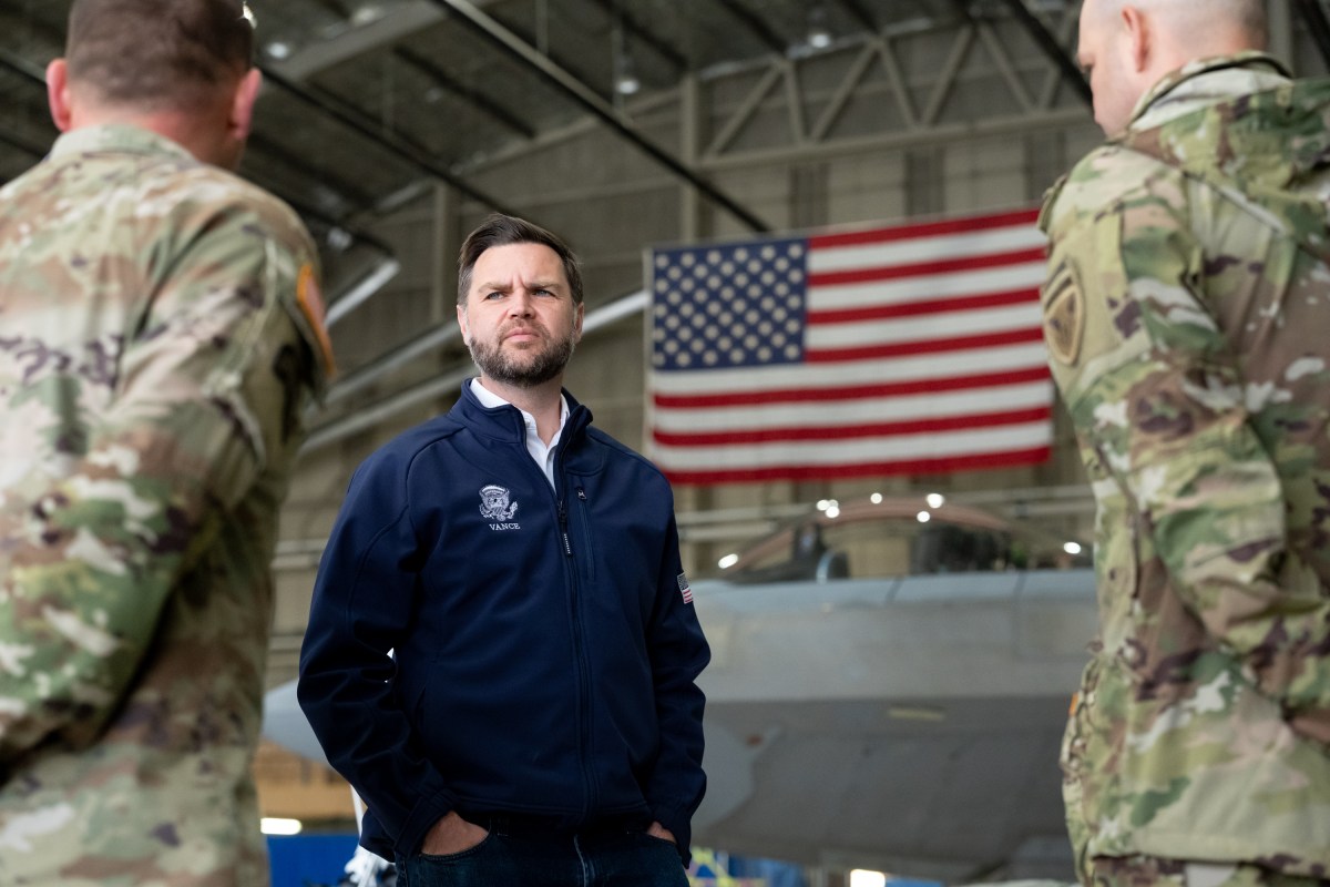 Vice President JD Vance attends a U.S. military capabilities showcase at Elmendorf Air Force Base in Anchorage, Alaska for a military engagement, Tuesday, October 6, 2026. (Official White House Photo by Emily J. Higgins)