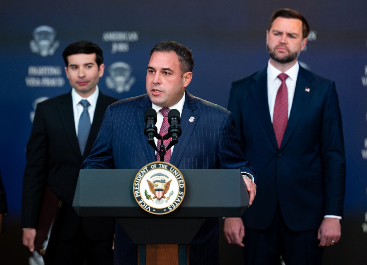 Vice President JD Vance holds a press conference on the Task Force to Eliminate Fraud, Thursday, October 8, 2026, in the Eisenhower Executive Office Building at the White House. (Official White House Photo by Andrea Hanks)